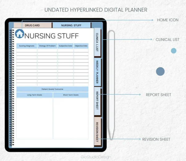 The Ultimate Nursing Student Digital Planner - Image 3